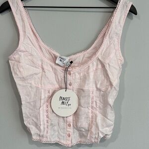 Princess Polly Pink Sleeveless Top